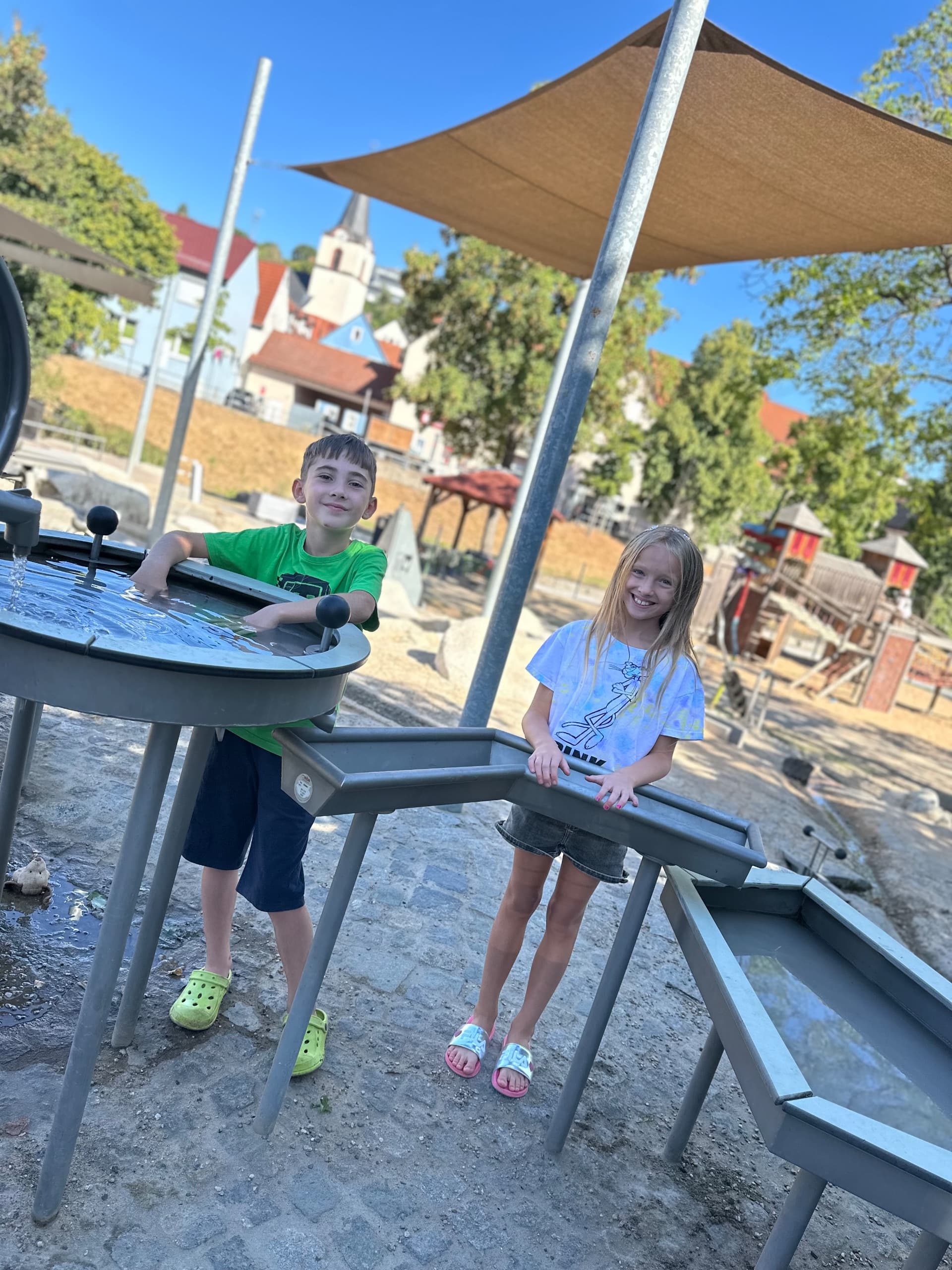 Ausflug zum Spielplatz Bachgärten 6+