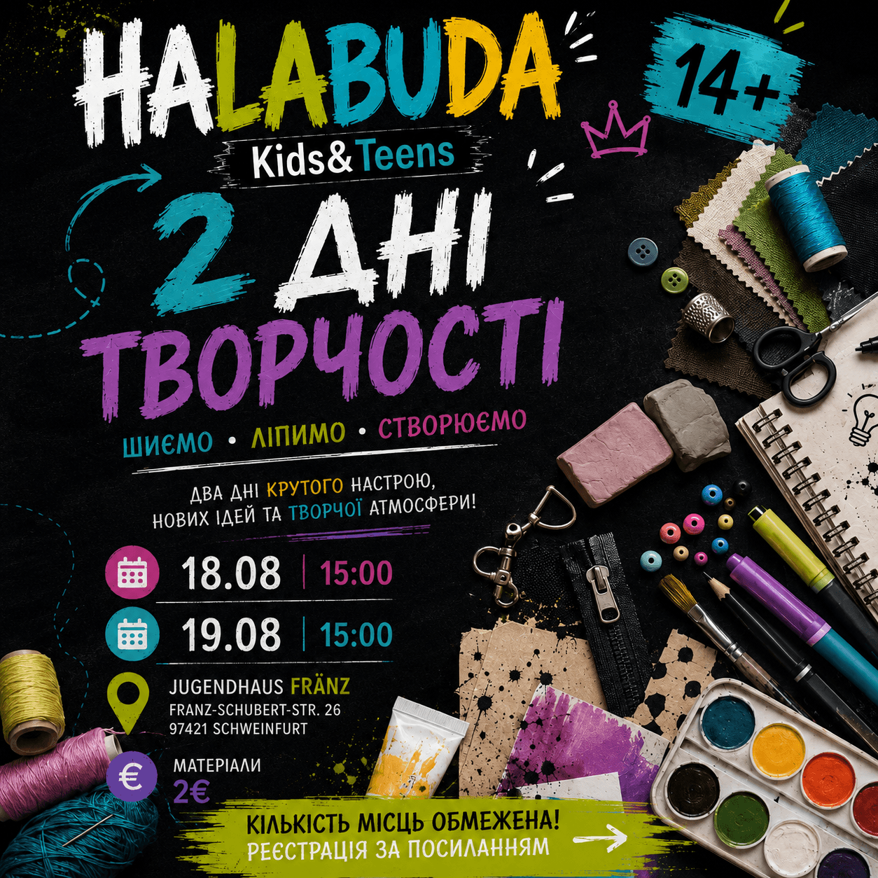 2 Tage Kreativität 14+