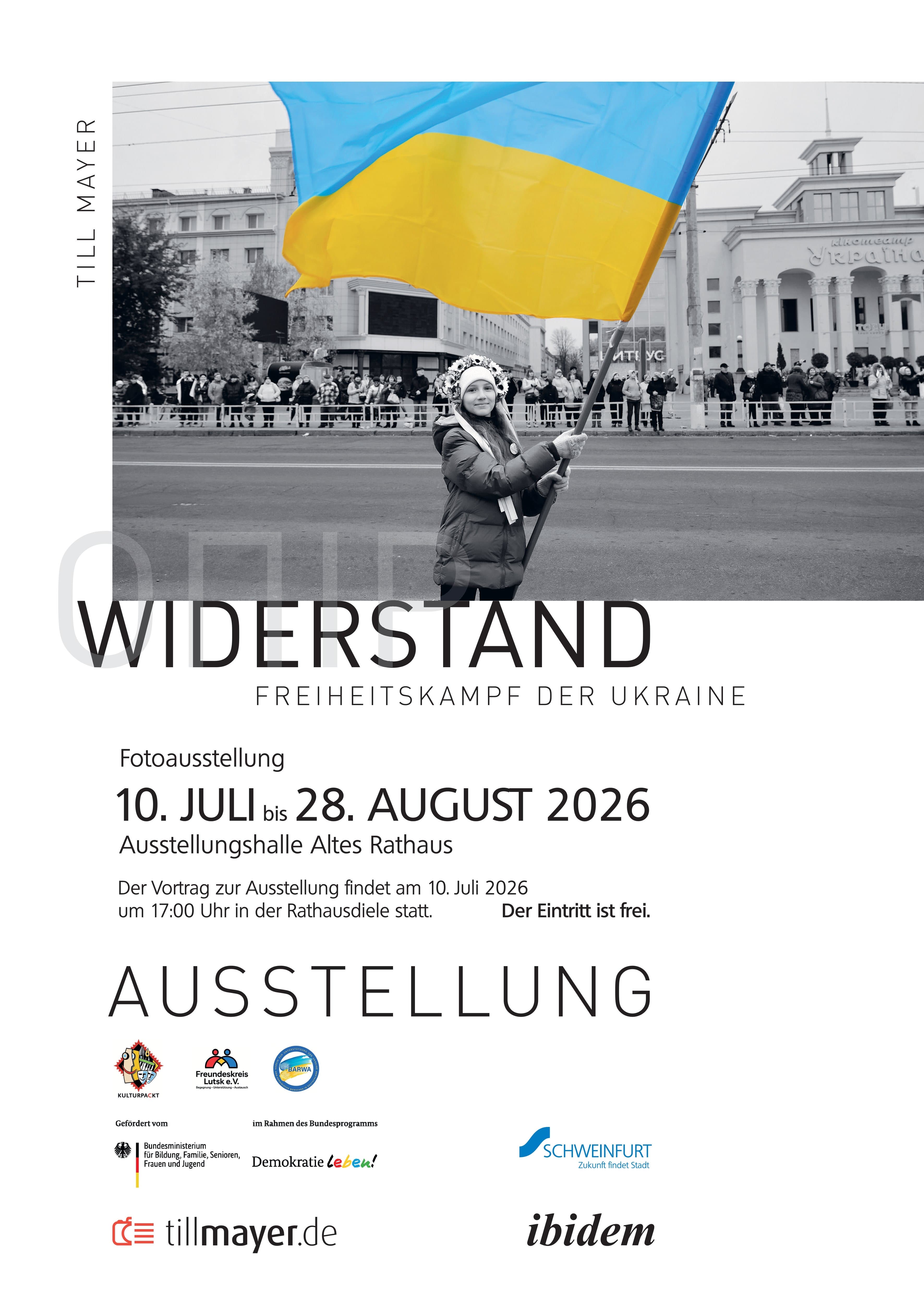 Fotoausstellung „WIDERSTAND - Freiheitskampf der Ukraine“