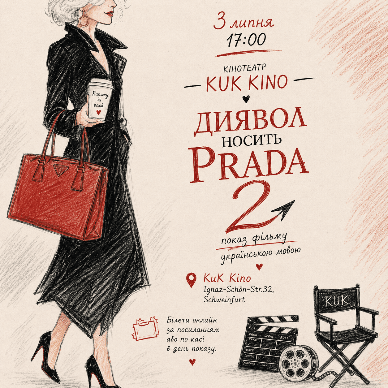 Filmvorführung „Der Teufel trägt Prada 2“