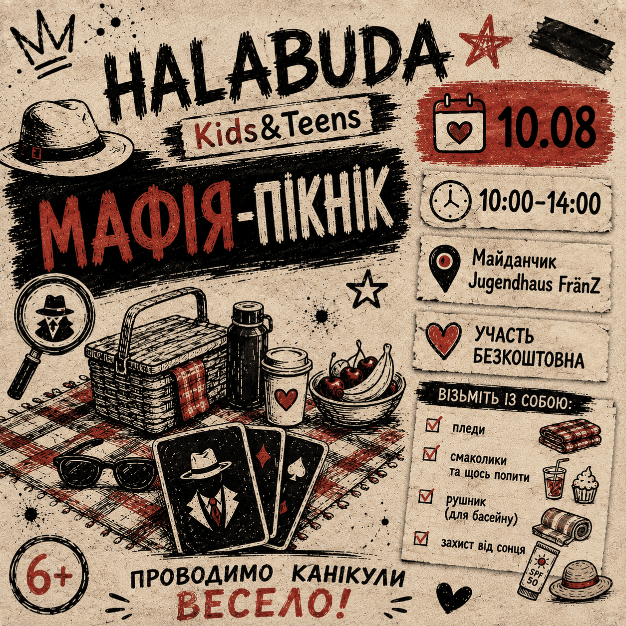 MAFIA Picknick 6+