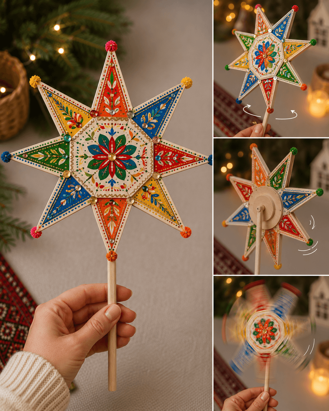 Workshop „Ukrainische Weihnachtssterne gestalten“